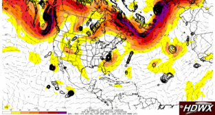 850-500-hPa relative vort. & 850-200 hPa avg wnd